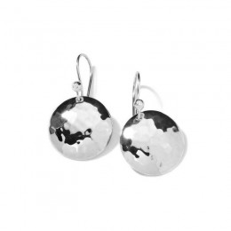 IPPOLITA Classico Disc Earrings with .02ct Diamonds in Sterling Silver