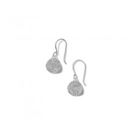 IPPOLITA Small Flower Earrings In Sterling Silver With Diamonds