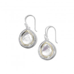 IPPOLITA Teardrop Earrings in Chimera with Diamonds