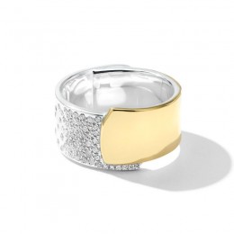 IPPOLITA Wide Juliet Ring in Chimera with Diamonds