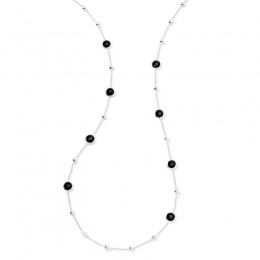 IPPOLITA Lollipop® Ball and Stone Station Necklace in onyx