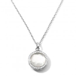 IPPOLITA Lollipop® Mini Pendant Necklace in Sterling Silver with Diamonds