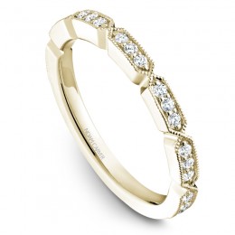 18K Yellow Gold Stackable Band