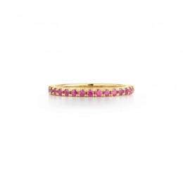 Kwiat Stackable Ring With Rubies