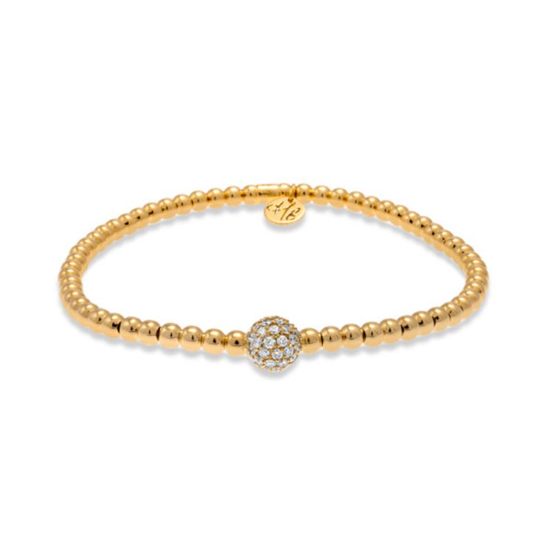 Hulchi Belluni Tresore Stretch Bracelet, 18k Rose Gold