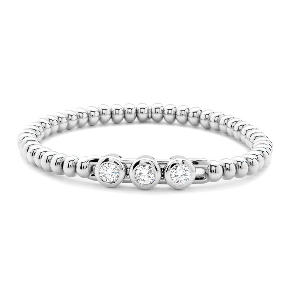 Hulchi Belluni Stretch Bracelet, 18K White Gold