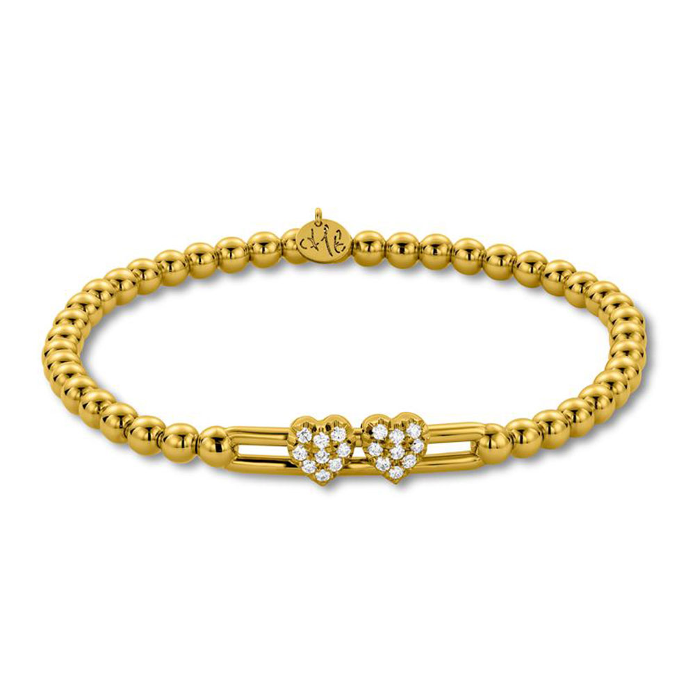 Hulchi Belluni Stretch Bracelet, 18K Yellow Gold