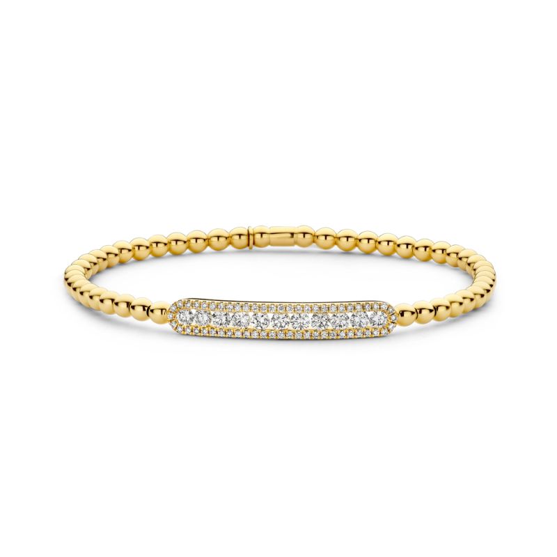 Hulchi Belluni Diamond Bracelet, 18K Yellow Gold
