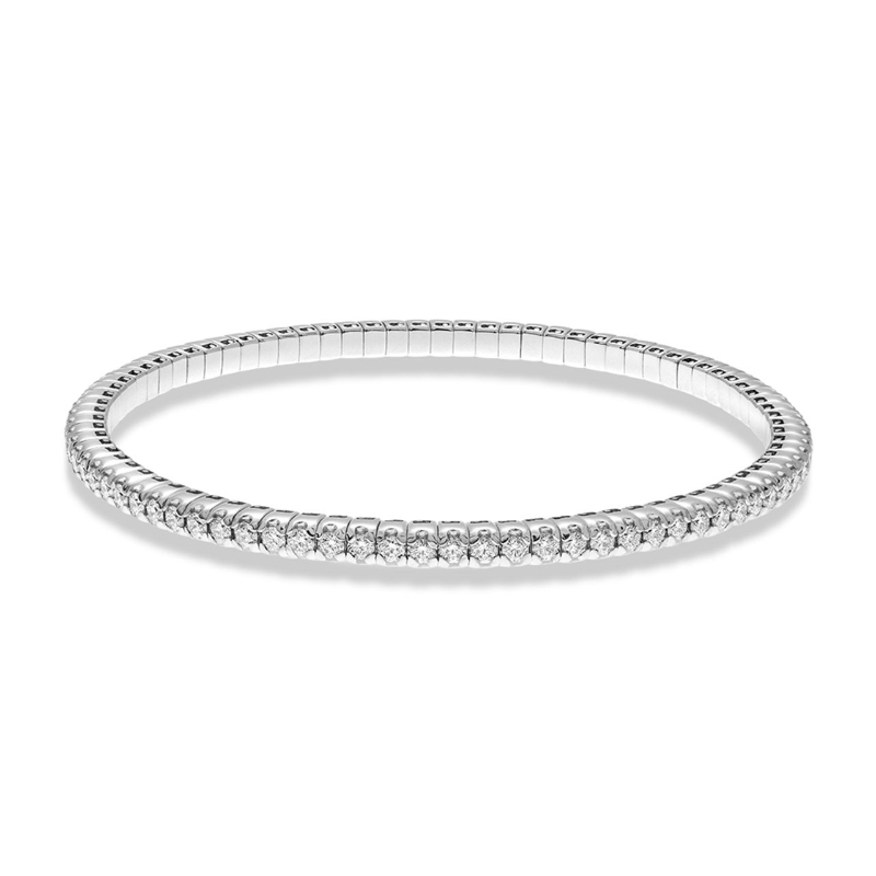 Hulchi Belluni Diamond Tennis Bracelet, 18K White Gold