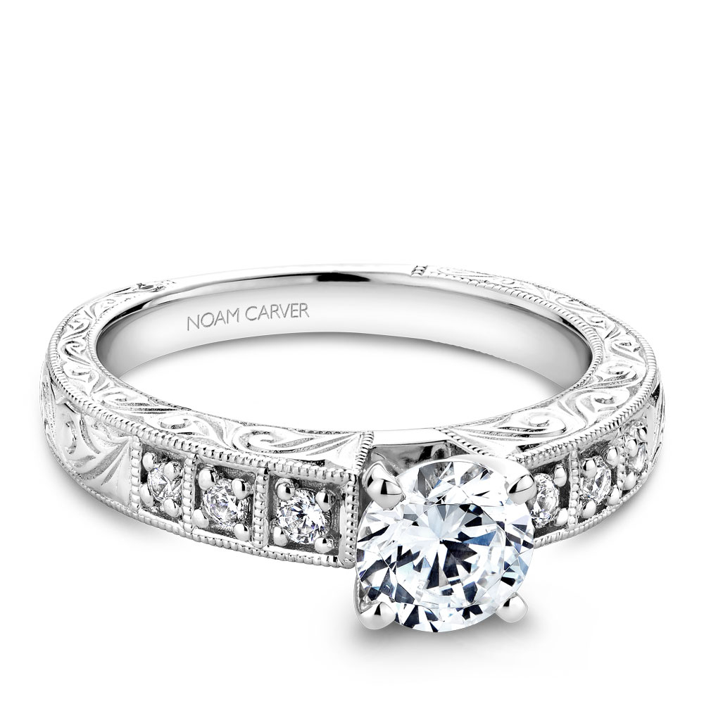 Noam Carver Semi Mount Engagement Ring