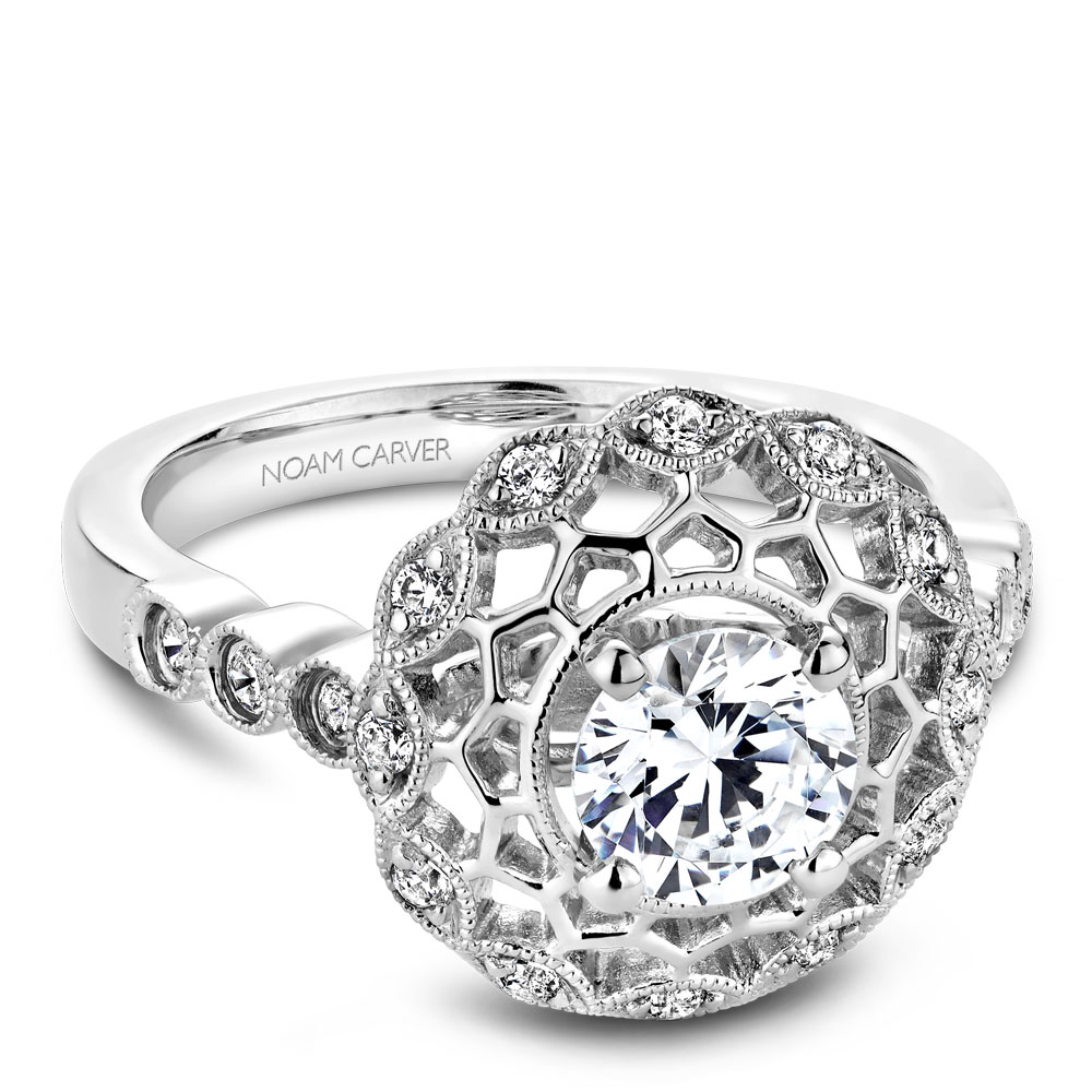 Noam Carver Semi Mount Engagement Ring