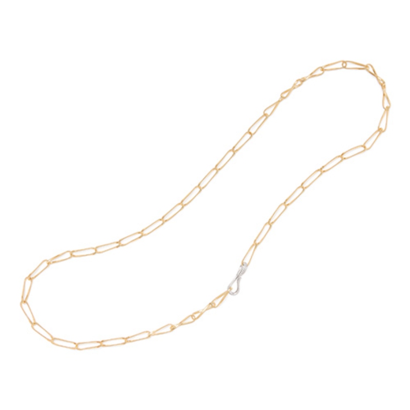 Marco Bicego 18K Yellow Gold Twisted Wire Wrapped Link Style Necklace