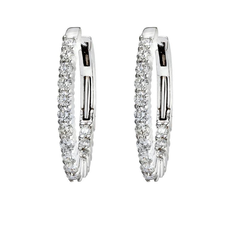 Rummeles Signature Inside/Outside Hoop Earrings