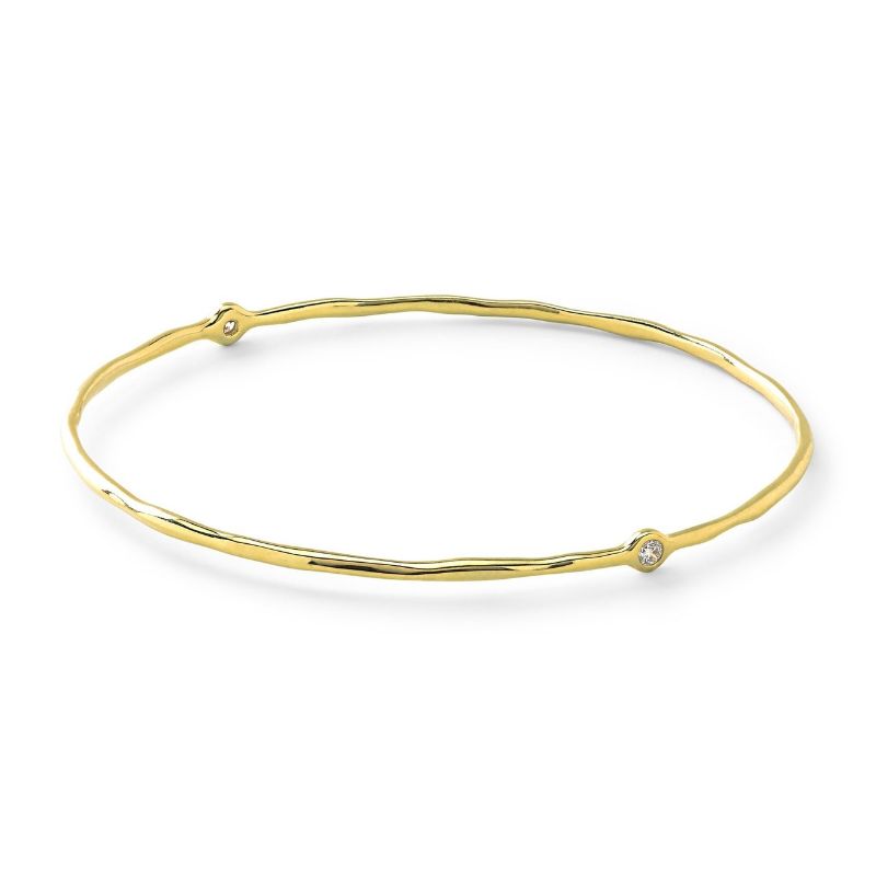 IPPOLITA Stardust Superstar Bangle in 18K Gold with Diamonds