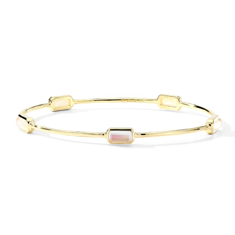 IPPOLITA 18K Gold Gelato Bangle Bracelet With Multi Stone