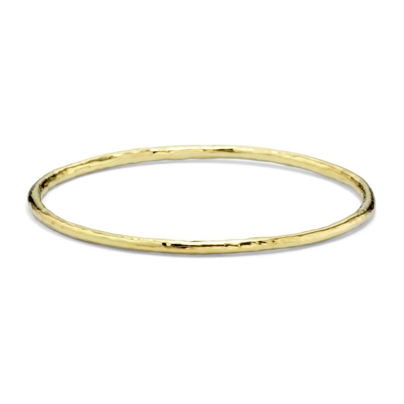 IPPOLITA Classico Small Hammered Bangle in 18K Gold