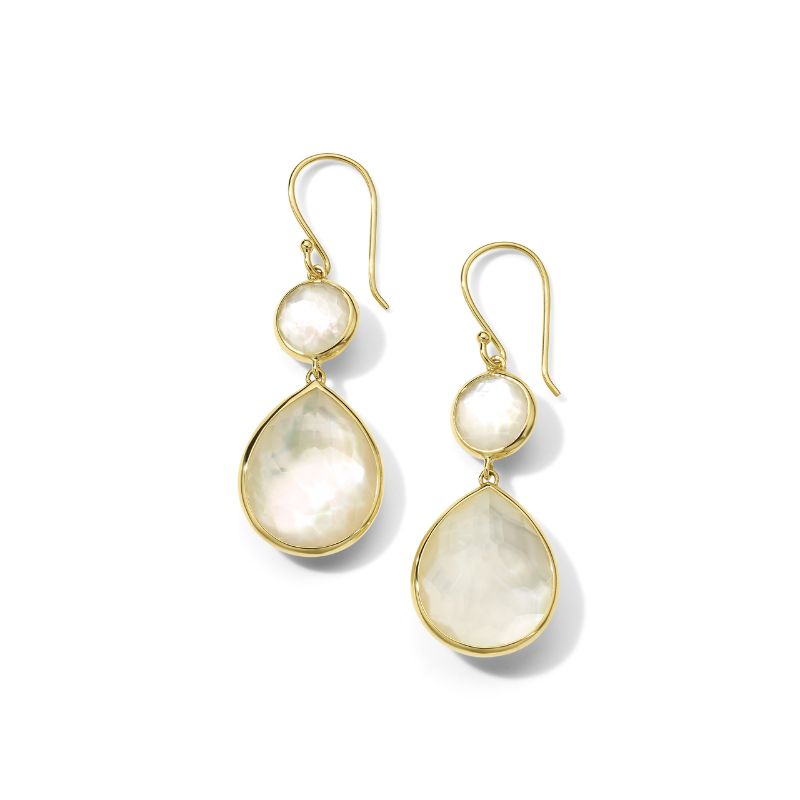 IPPOLITA Snowman Teardrop Earrings in 18K Gold