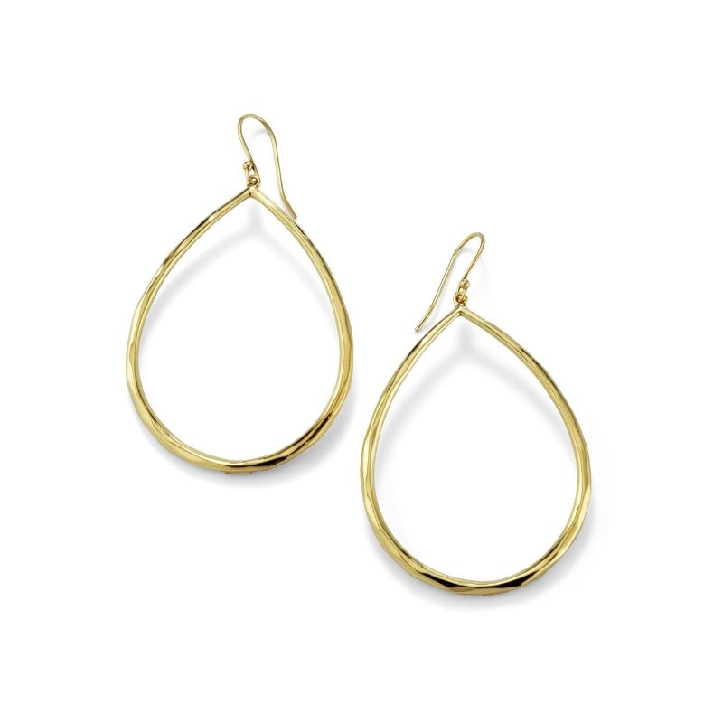 IPPOLITA Classico Sculpted Open Teardrop Earrings in 18K Gold