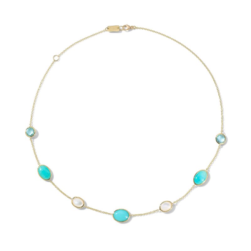 IPPOLITA Rock Candy® Luce 7-Stone Necklace in Cascata Color Palette