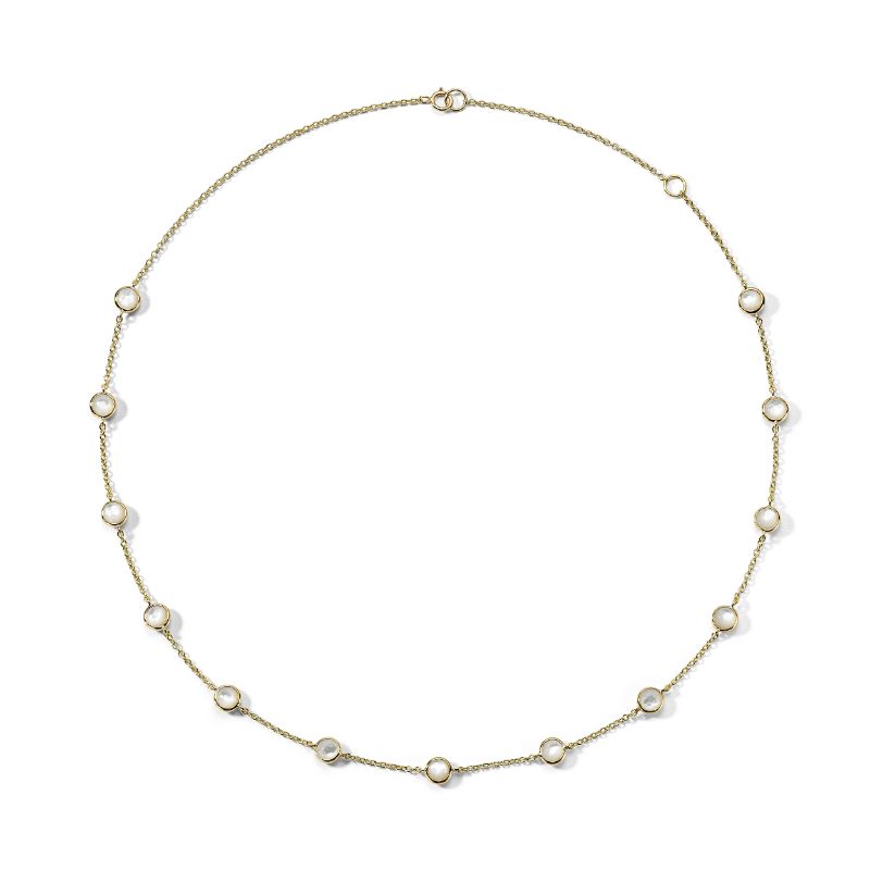 IPPOLITA 13-Stone Station Necklace in Mother of Pearl