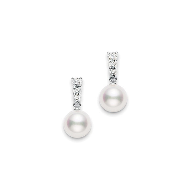 Mikimoto Morning Dew Akoya Cultured Pearl Earrings