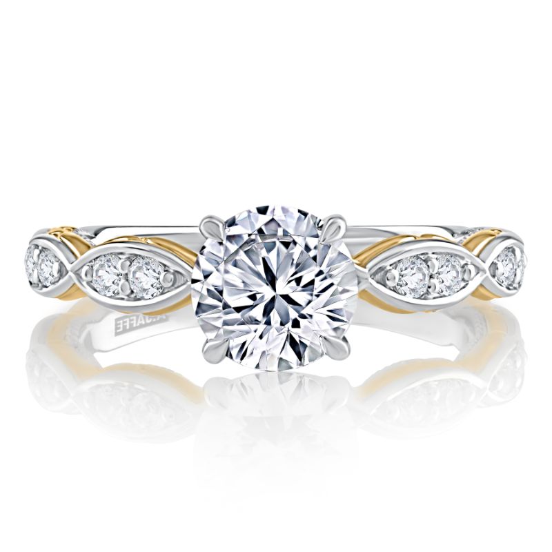 18K White Gold  Engagement Ring