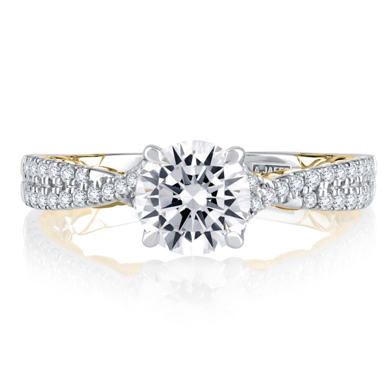 18K White Gold  Engagement Ring