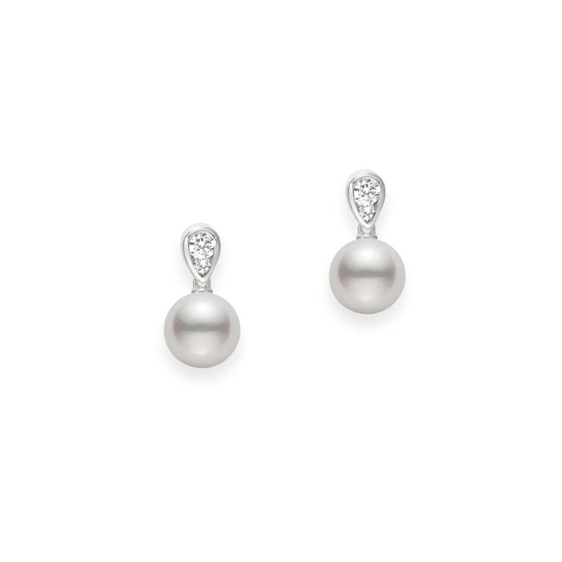 Mikimoto morning on sale dew earrings
