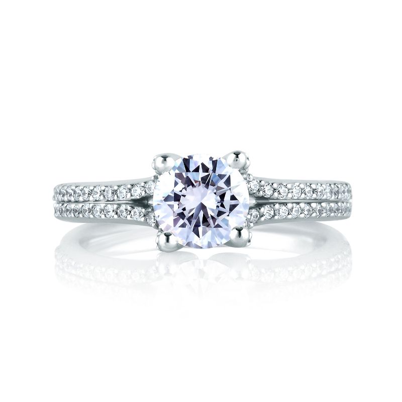 18K White Gold  Engagement Ring