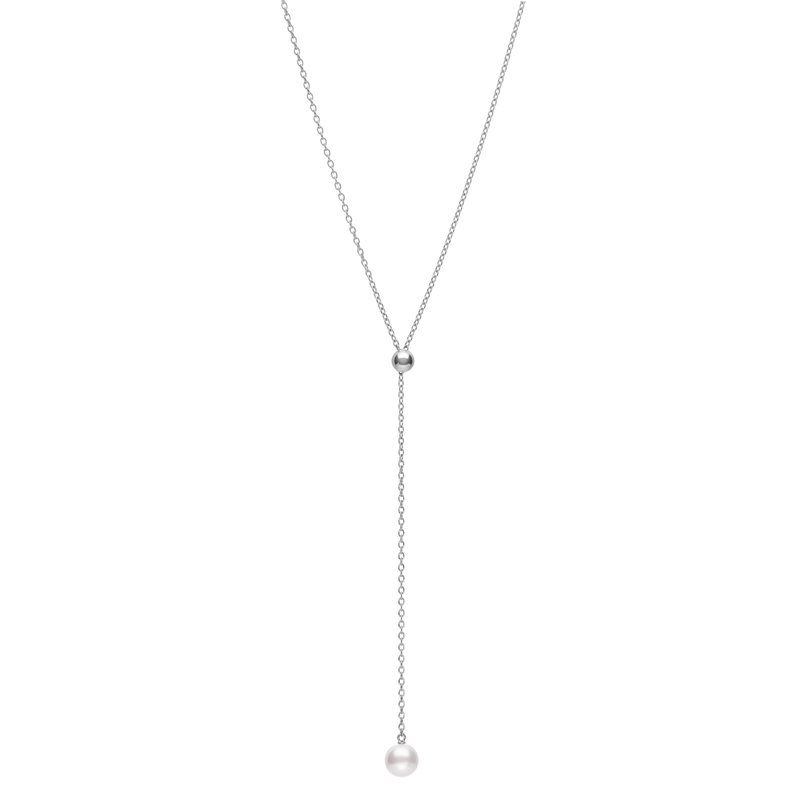 Mikimoto Akoya Cultured Pearl Lariat Pendant