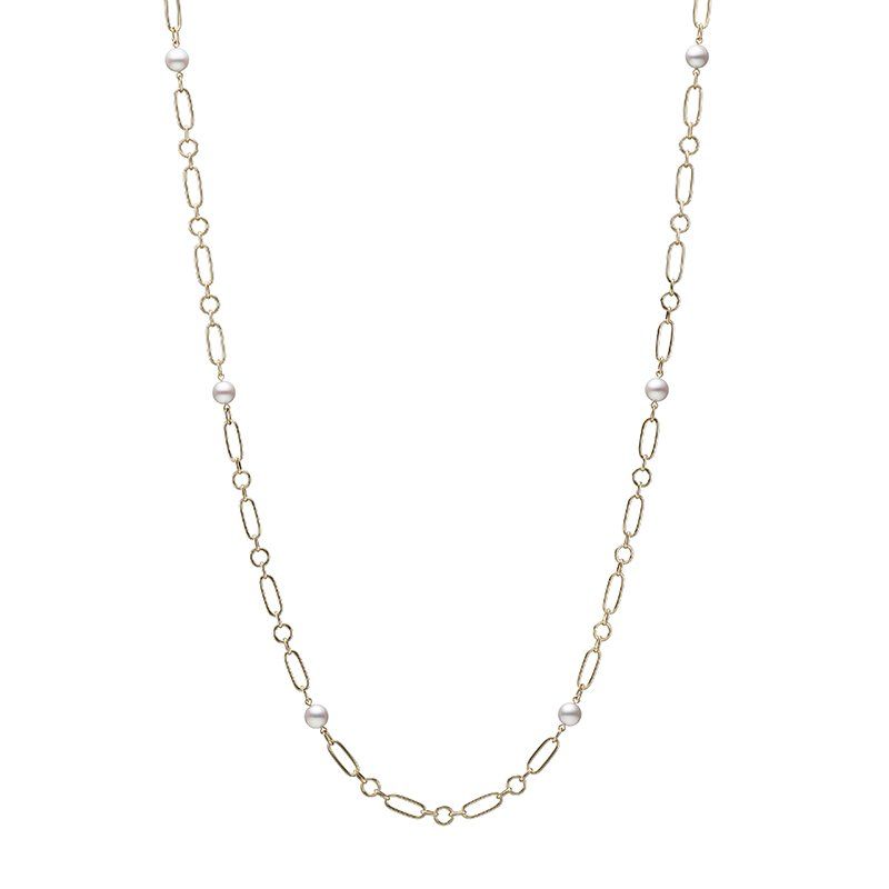 Mikimoto Cultured Pearl Station Necklace