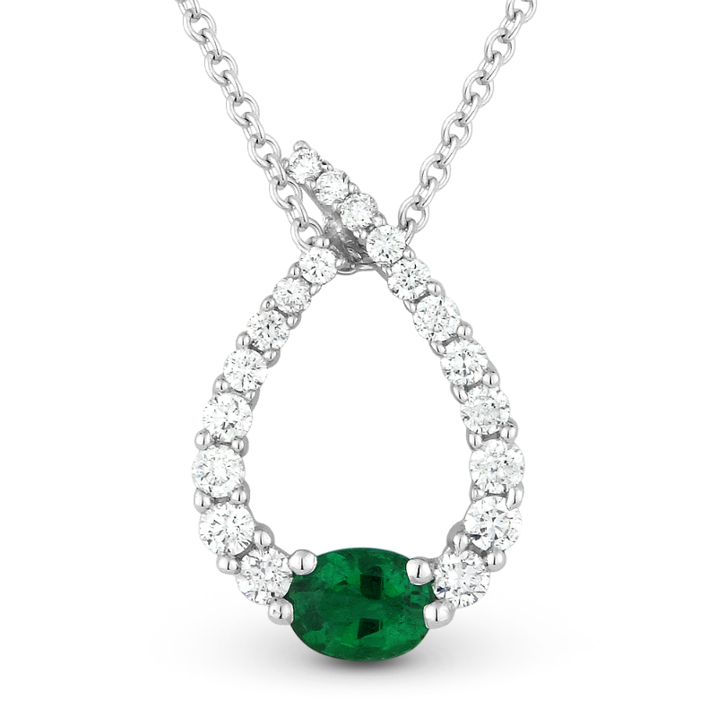 14K White Gold Necklace Set