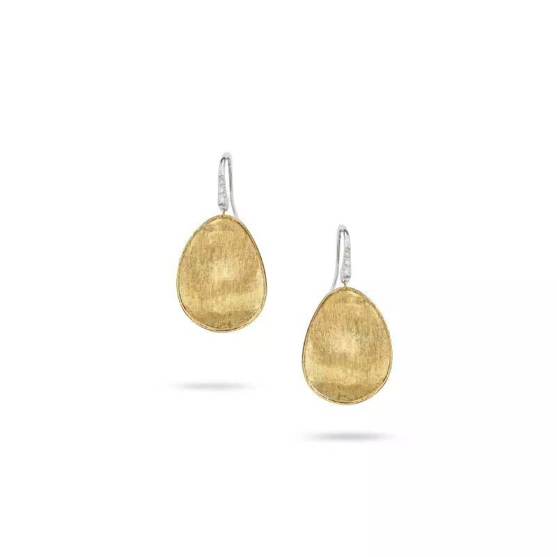 Marco Bicego Siviglia Gold and Diamond French Hook Earring