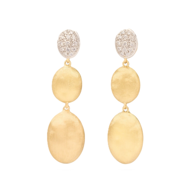 Marco Bicego Siviglia 18K Yellow Gold Earrings With Diamonds