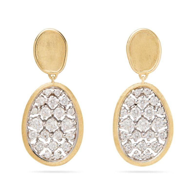 Marco Bicego Lunaria 18K Yellow Gold Lunaria Drop Earrings