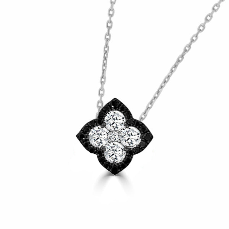 White Gold Di Fleur DAmour Pendant