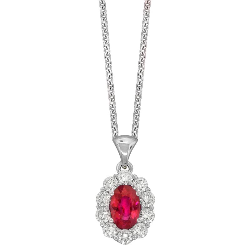 Pendant Set with Ruby