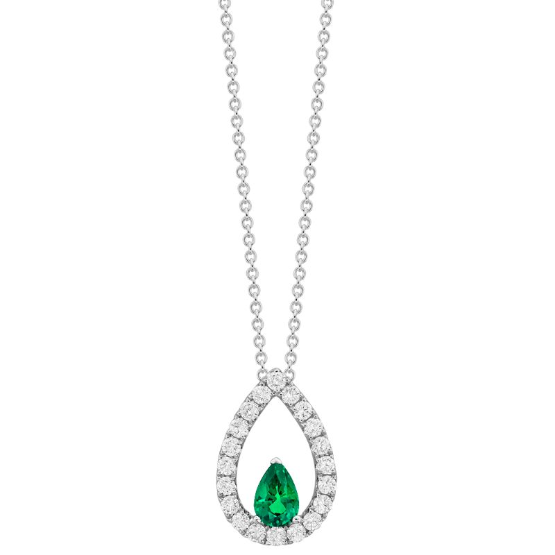 Open Pear Shaped Pendant
