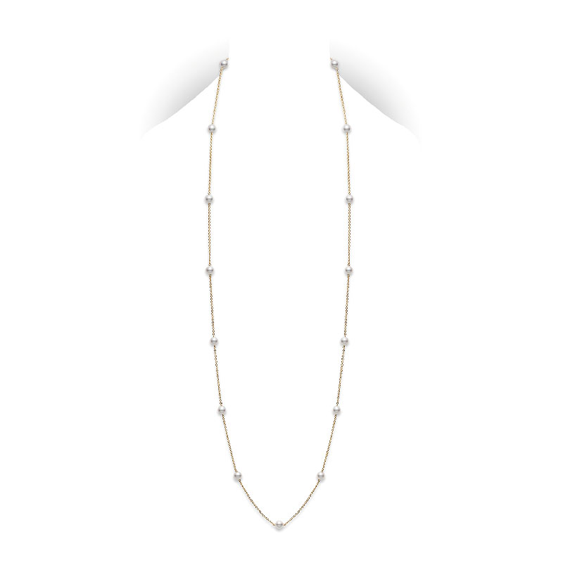 Mikimoto 18K Yellow Gold Necklace