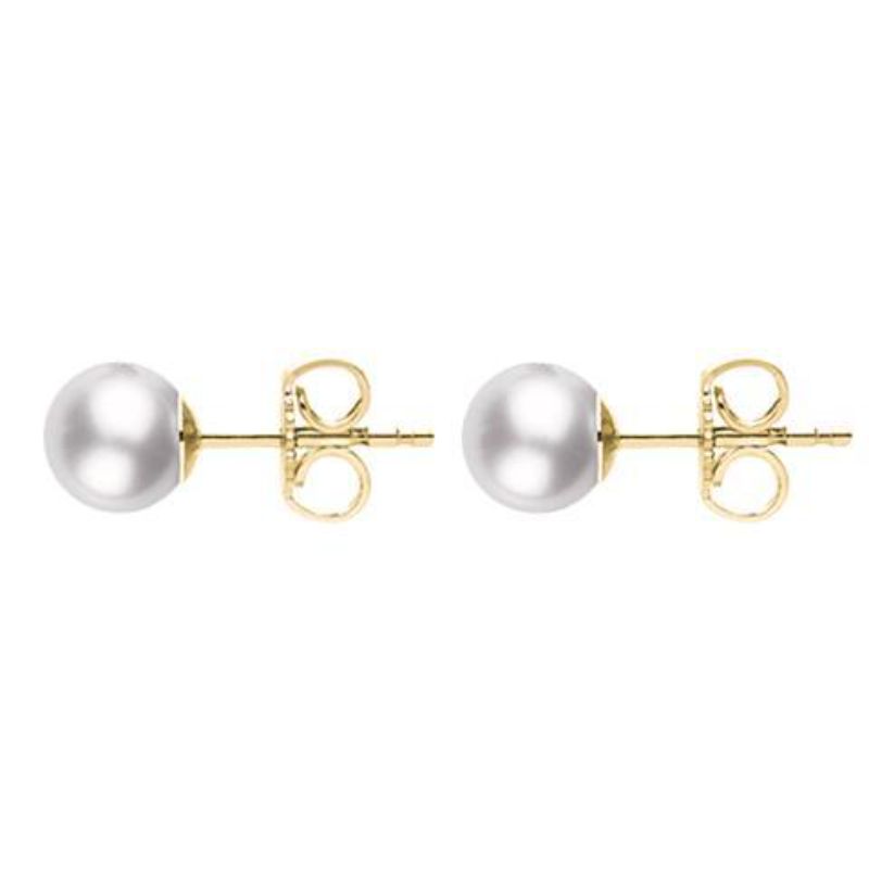 Mikimoto 8mm Akoya Cultured Pearl Stud Earrings