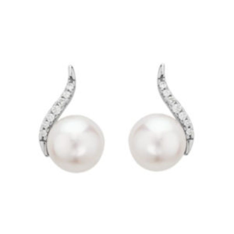 Mikimoto White South Sea Pearl Studs