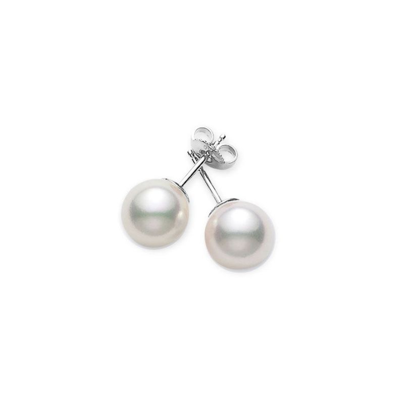 Mikimoto 7mm Akoya Cultured Pearl Stud Earrings