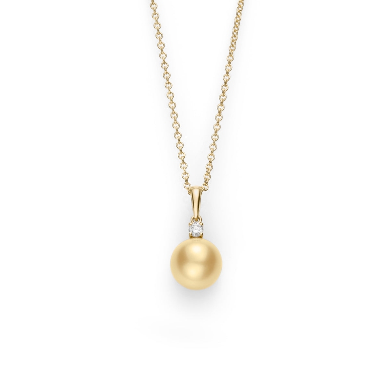 Mikimoto Basic Golden South Sea Pearl Pendant