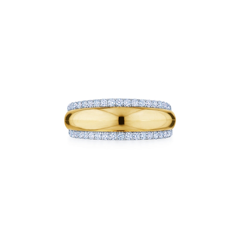 Orbit Wedding Ring with Diamonds