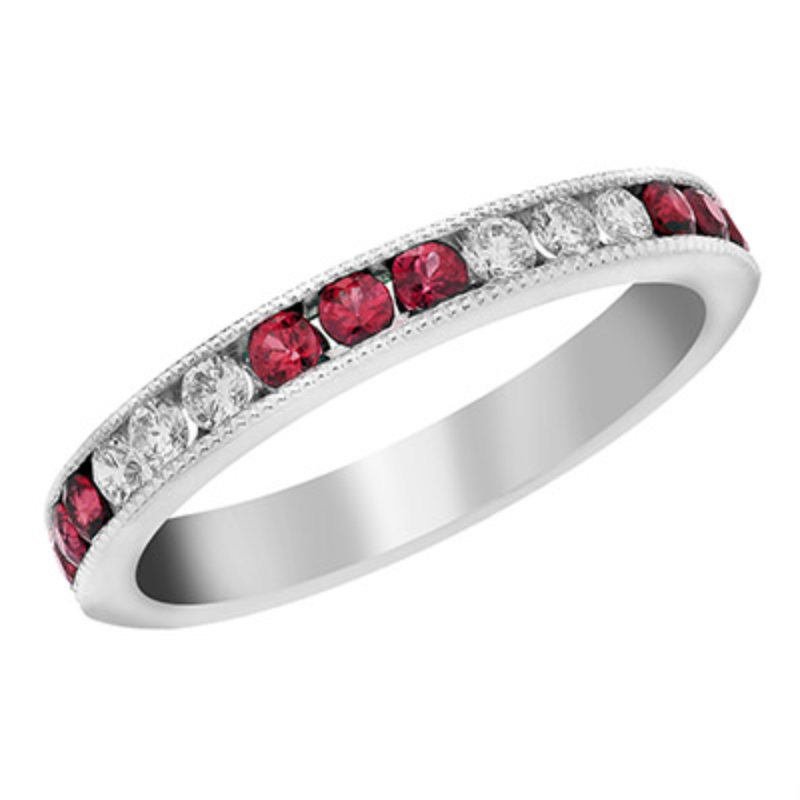 Rummeles Signature Ruby and Diamond Ring