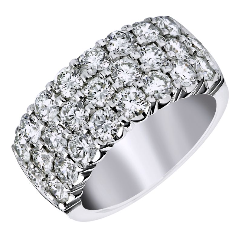 Rummeles Signature 3 Row Diamond Band