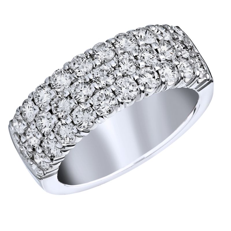 Rummeles Signature 3 Row Diamond Band