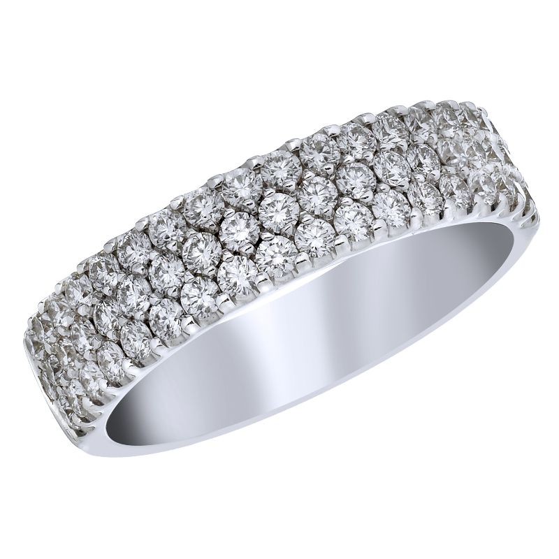 Rummeles Signature 3 Row Diamond Band