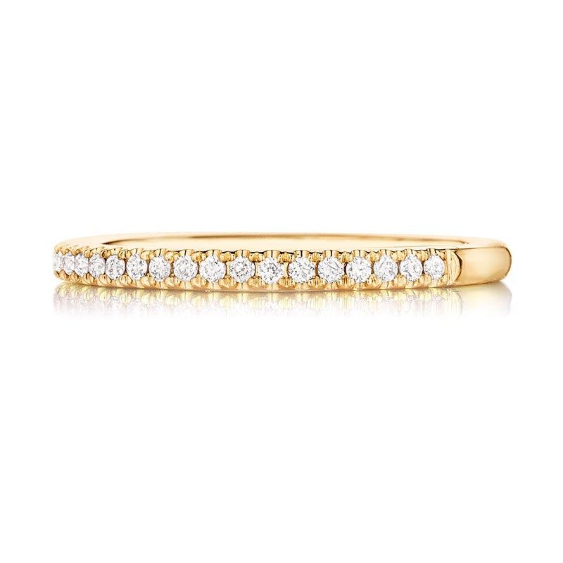 Henri Daussi Half Way Diamond Band