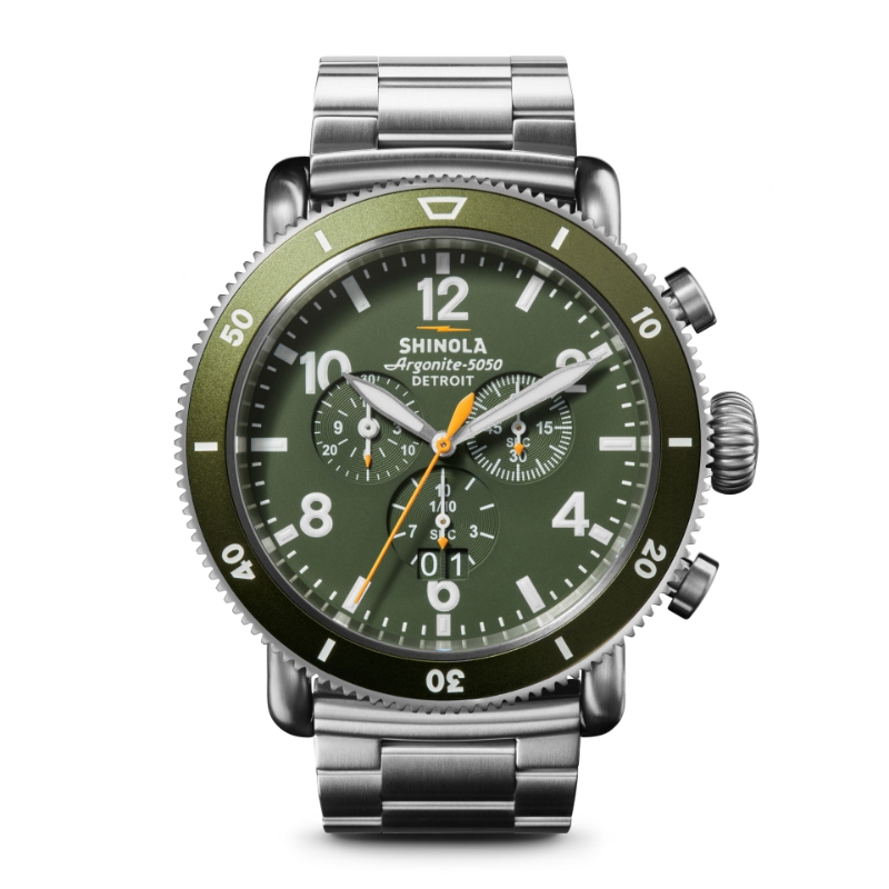 Shinola Runwell 48 mm Titanium Sport Chronograph Watch